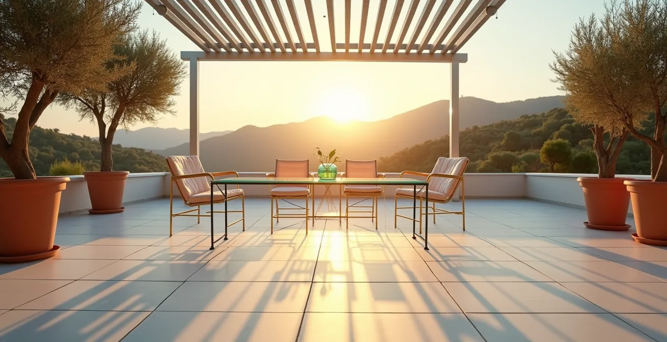 Grafico astratto della produzione solare durante la giornata con picco a mezzogiorno